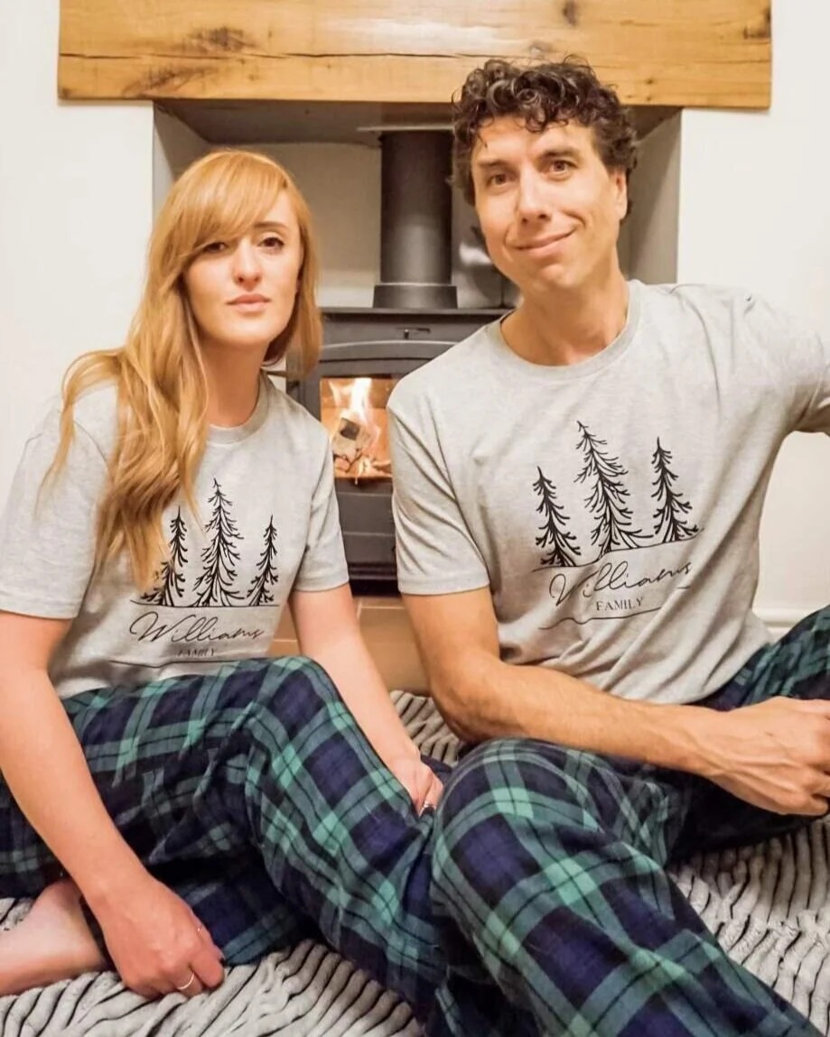 Family Christmas Pyjamas Lone Owl Studio